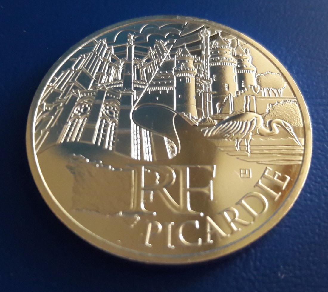 Frankreich - 10 Euro 2011 - aus Regionenserie - Picardie - Silber   