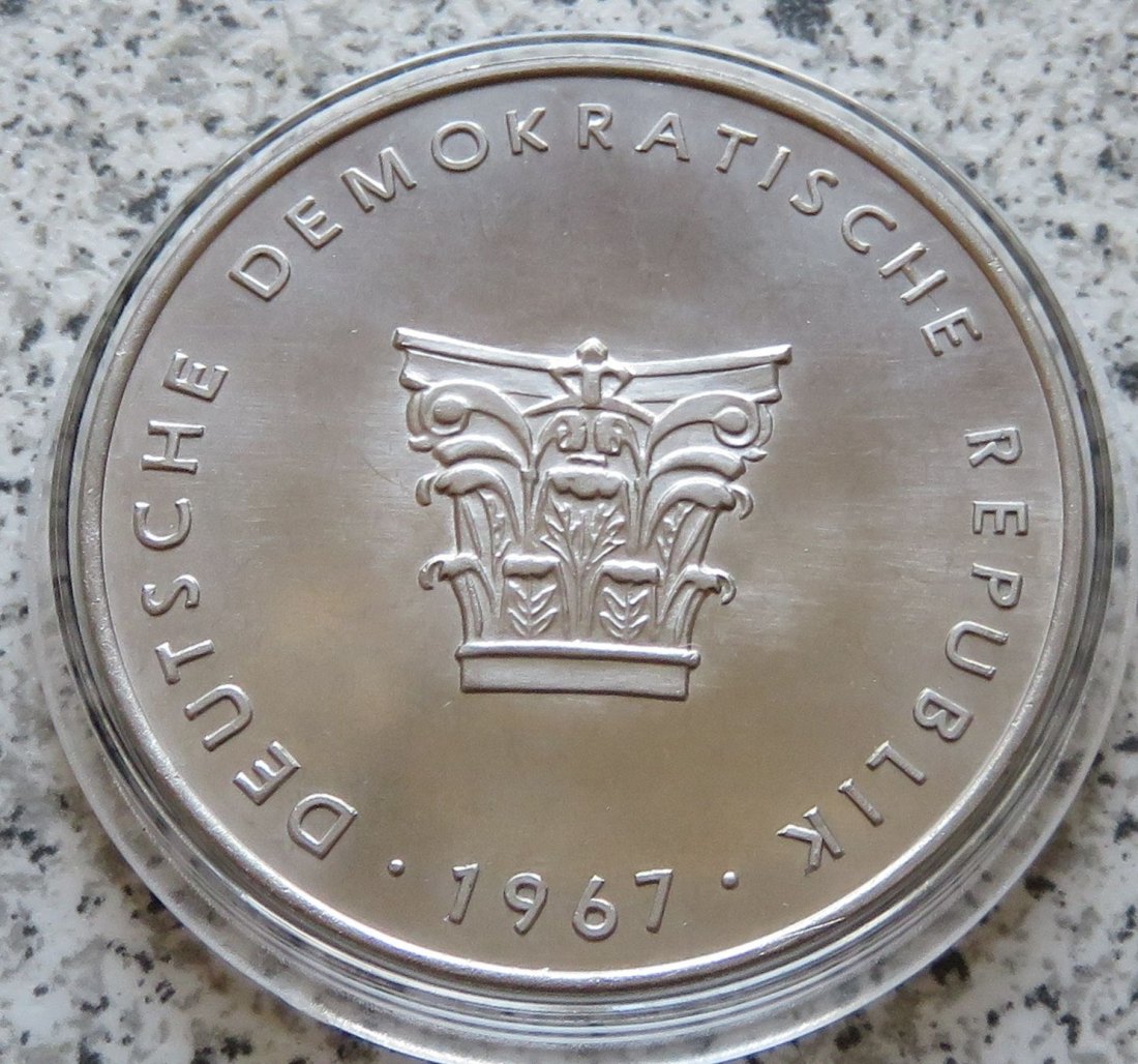  Aus Serie Gedenkmedaillen der Münze der DDR, Nr. 18, Deutsche Staatsoper in Berlin, von 1967   