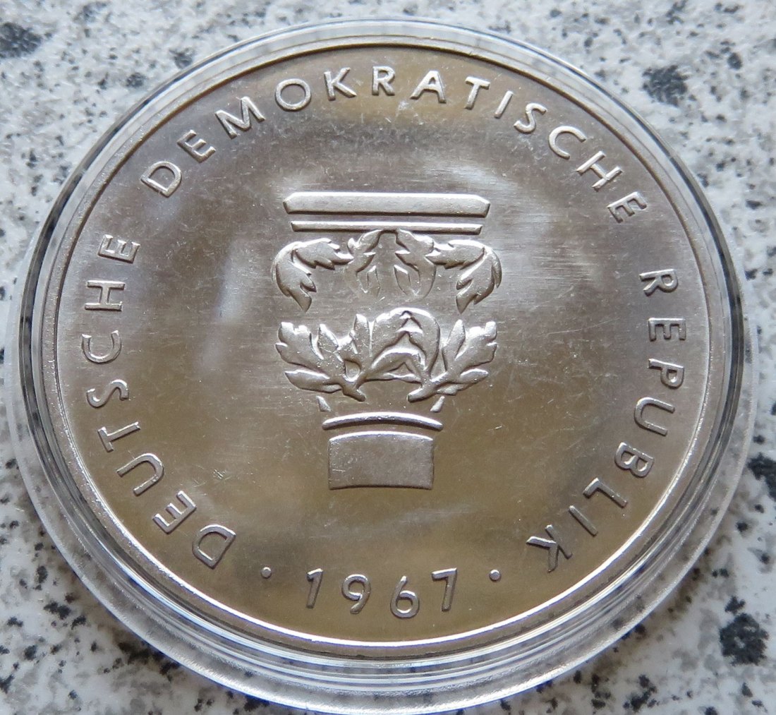  Aus Serie Gedenkmedaillen der Münze der DDR, Nr. 25 Dom zu Naumburg, 1967   