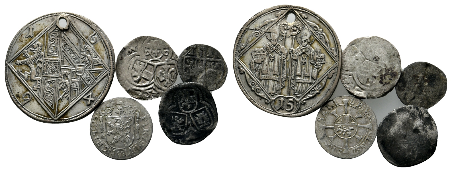  Altdeutschland; 5 Kleinmünzen   
