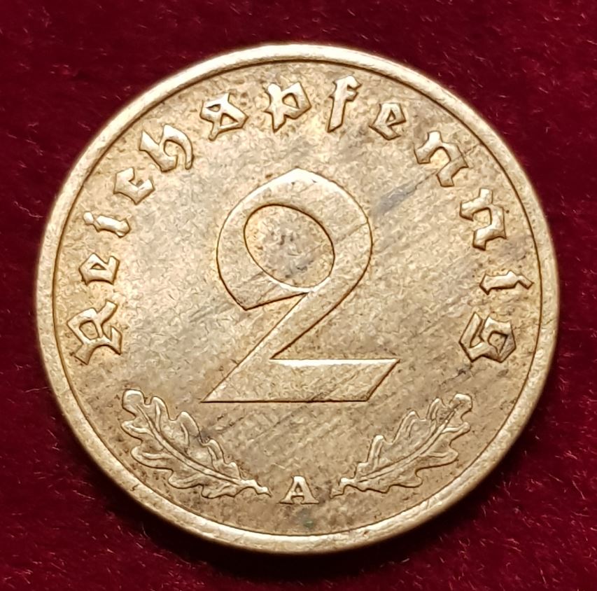  4377(5) 2 Reichspfennig (3. Reich) 1937/A in vz .................................. von Berlin_coins   