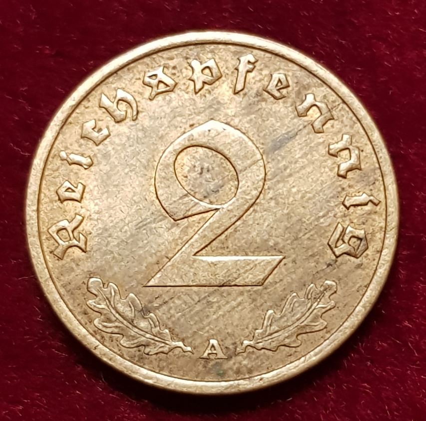 4377(5) 2 Reichspfennig (3. Reich) 1937/A in vz .................................. von Berlin_coins
