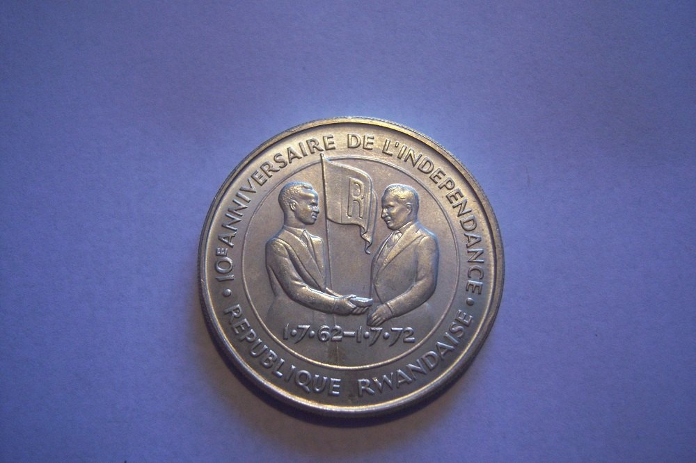  Ruanda, 200 Francs 1972, FAO und 10 Jahre Unabhängigkeit   