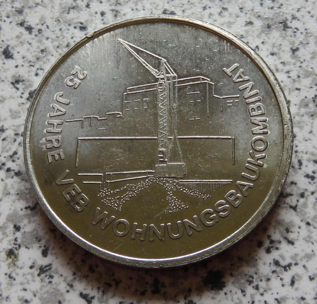  25 Jahre VEB Wohnungsbaukombinat / VEB Wohnungsbaukombinat Magdeburg, M 109, selten   