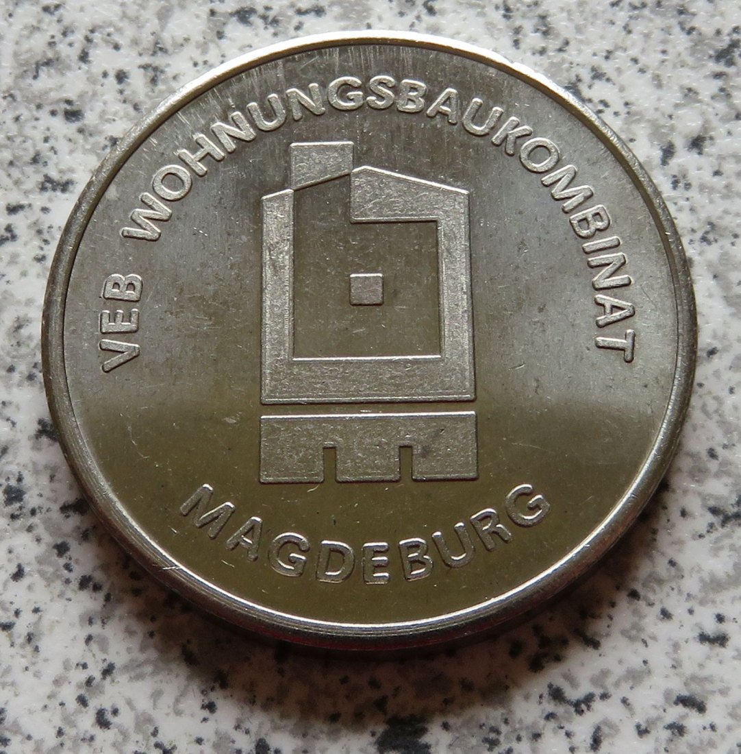  25 Jahre VEB Wohnungsbaukombinat / VEB Wohnungsbaukombinat Magdeburg, M 109, selten   