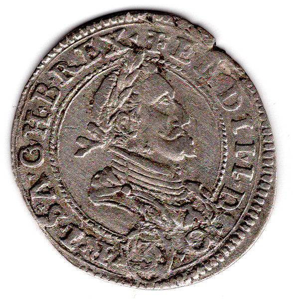  RDR Ferdinand II. 1619-1637 Münze zu 3 Kreuzer 1632 Münzstätte Graz   