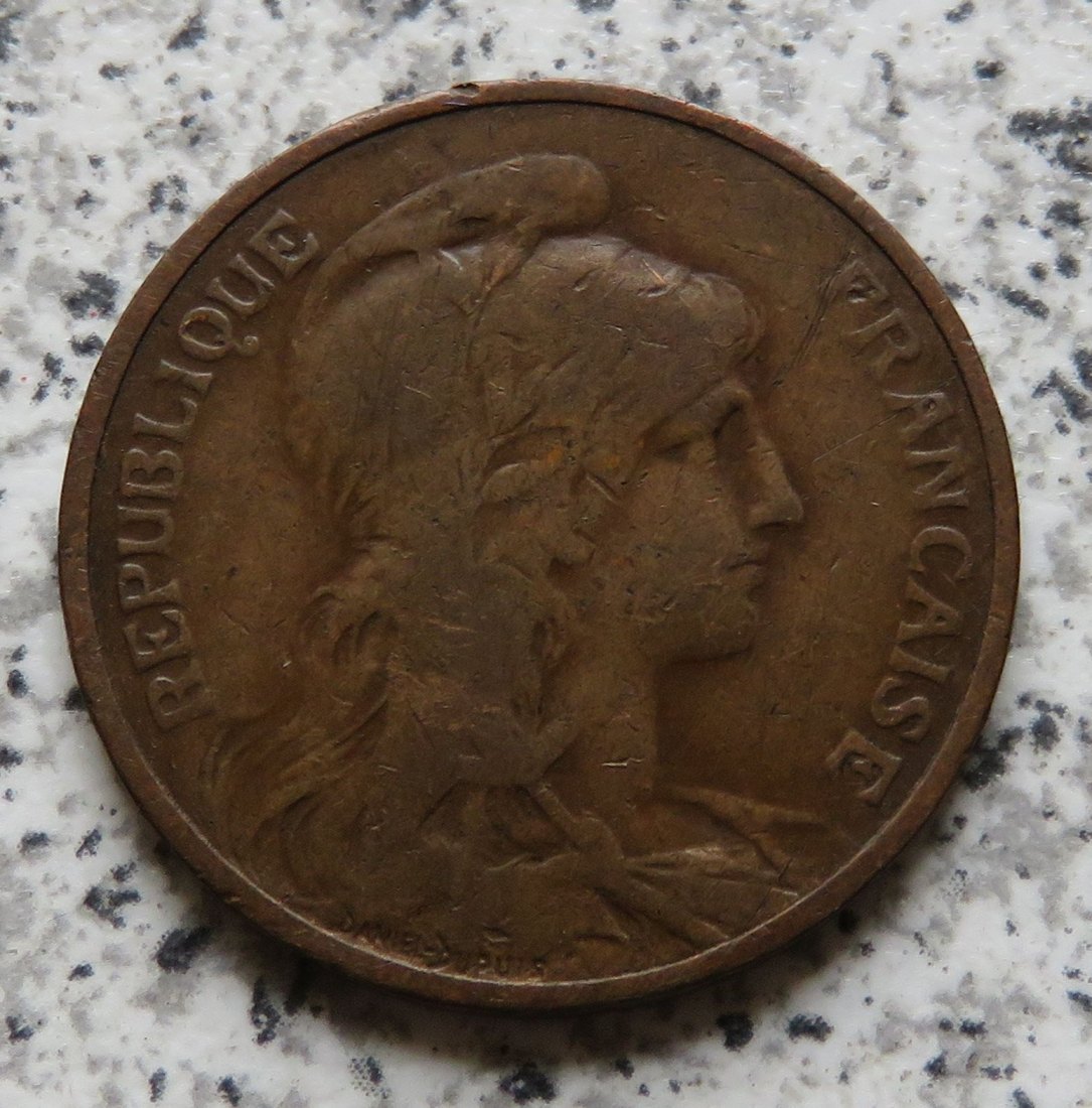  Frankreich 5 Centimes 1908   