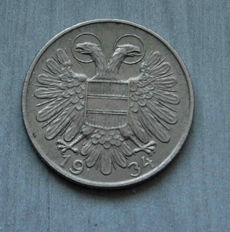  1 Schilling 1934 Österreich   