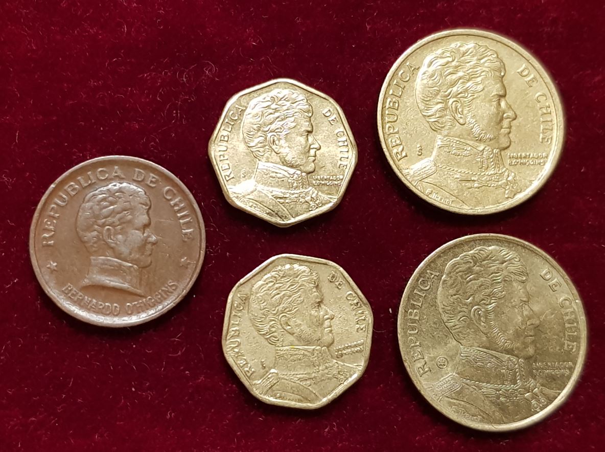  ML0077) 5 Münzen (Chile) 1943-2007 in ss - unc- ................................... von Berlin_coins   