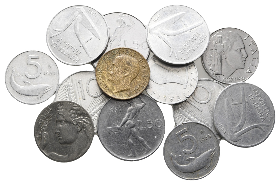  Italien; 13 Kleinmünzen   