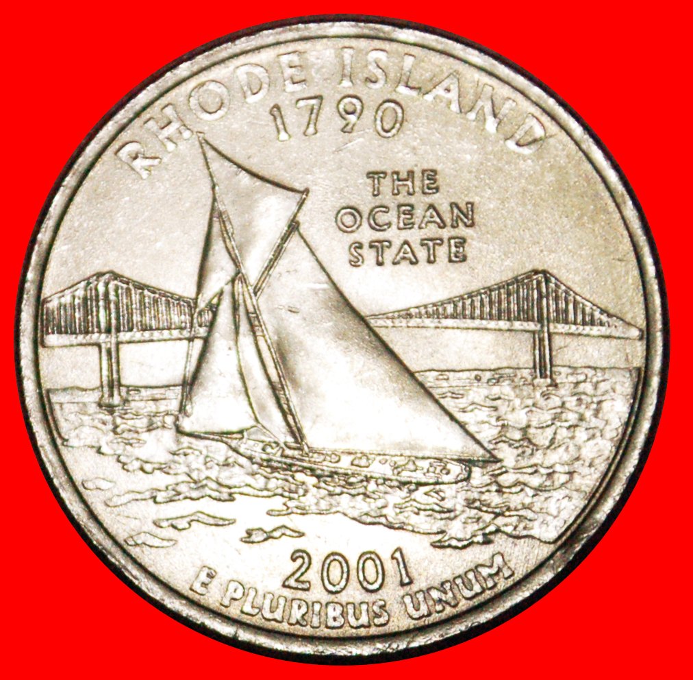 • SCHIFF 1790: VS ★ 1/4 DOLLAR 2001D Washington (1789-1797)! STG STEMPELGLANZ!!! OHNE VORBEHALT!