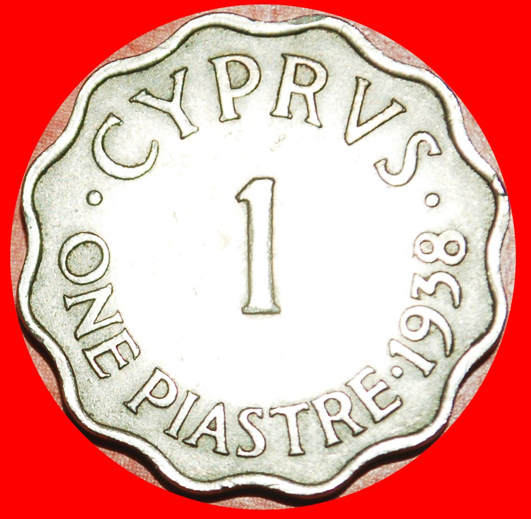  • GREAT BRITAIN: CYPRUS ★ 1 PIASTRE 1938! LOW START ★ NO RESERVE!   