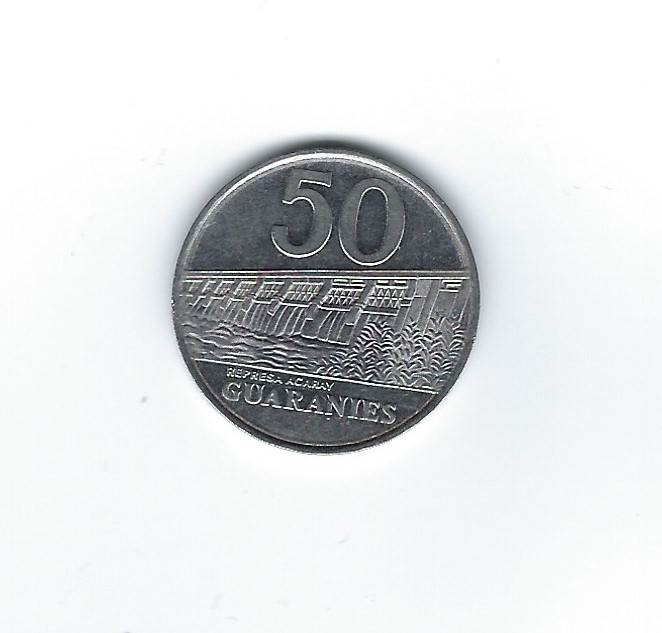  Paraguay 50 Guaranies 1988   