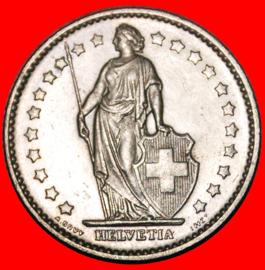 • WITHOUT STAR (1968-2021): SWITZERLAND ★ 1 FRANC 1974! LOW START! ★ NO RESERVE!