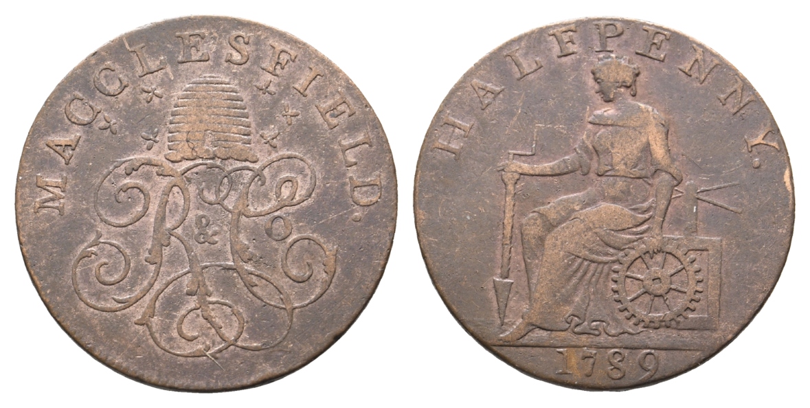  England; Half Penny 1789   