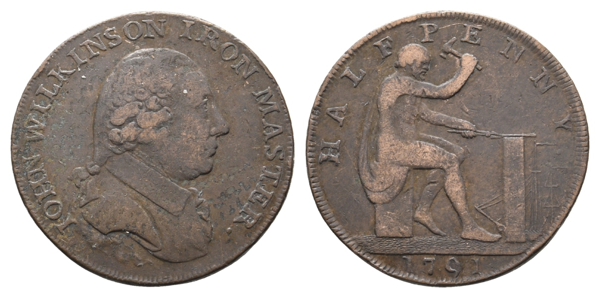  England; Half Penny 1791   