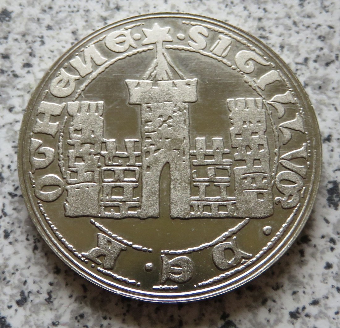  875 Jahre Köthen 1990 / historisches Stadtsiegel   