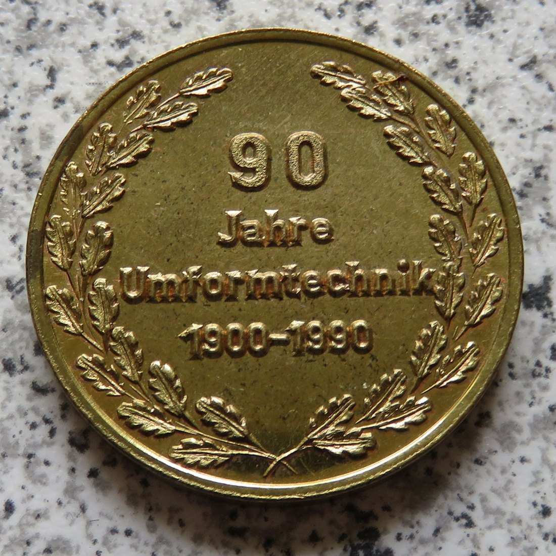  90 Jahre Umformtechnik Erfurt, 1990, kleine (und relativ seltene) Version Euch   