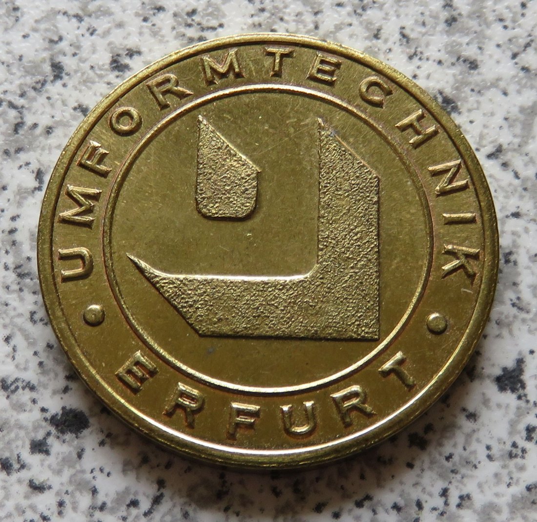  90 Jahre Umformtechnik Erfurt, 1990, kleine (und relativ seltene) Version Euch   