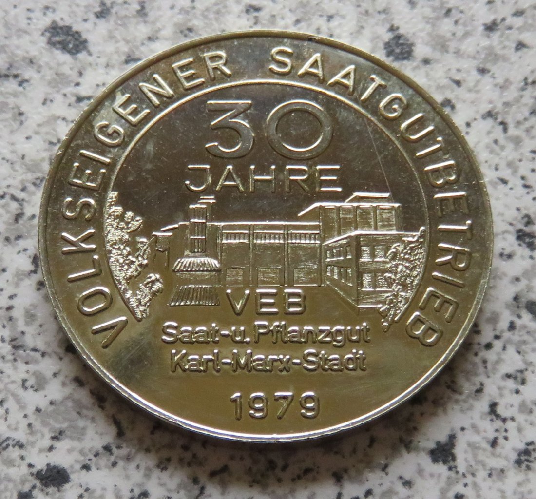  VEB Saat- und Pflanzgut Karl-Marx-Stadt, volkseigener Saatgutbetrieb / 30 Jahre DDR 1979   