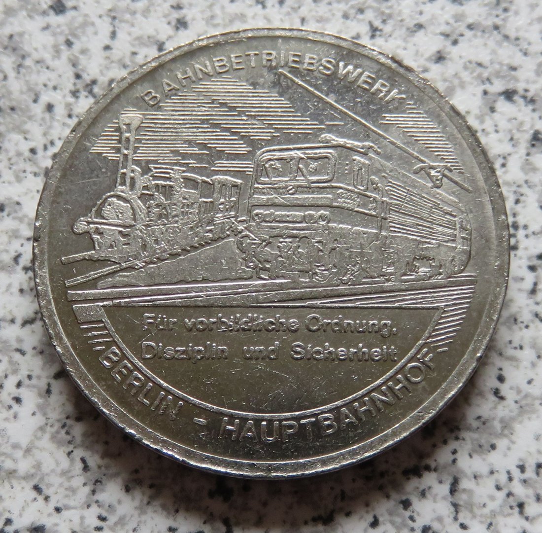  Bahnbetriebswerk Berlin - Hauptbahnhof, Für vorbildliche Ordnung, Disziplin und Sicherheit / DDR   