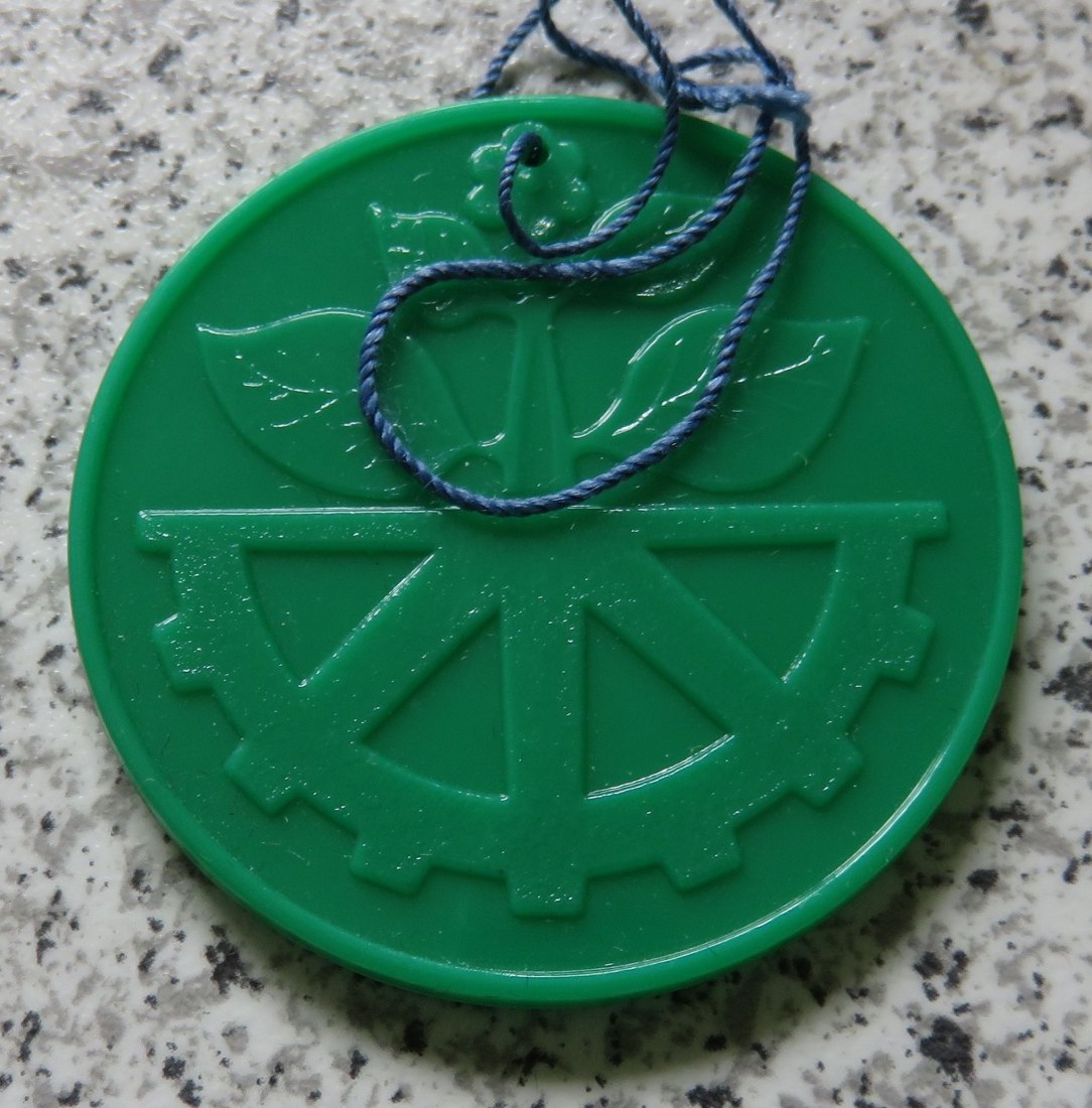  DDR-Medaille 1050 Jahre Breitungen-Werra 1983, grün   