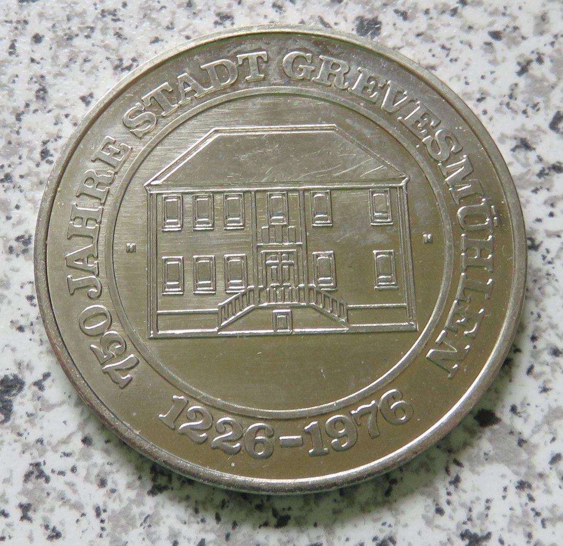  750 Jahre Stadt Grevesmühlen 1976 / Stadtwappen   