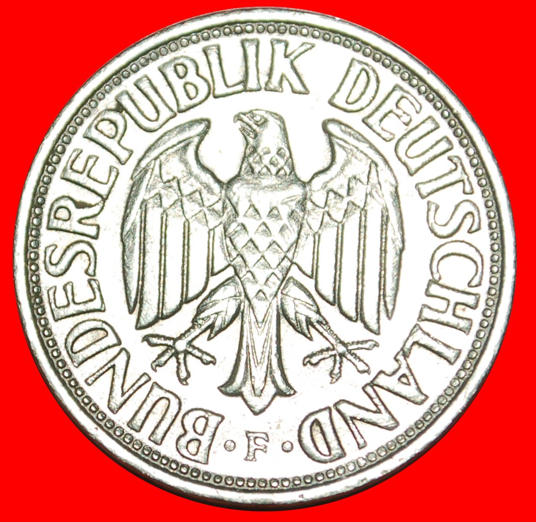  • EAGLE (1950-2001): GERMANY ★ 1 DEUTSCHE MARK 1964F! LOW START ★ NO RESERVE!   