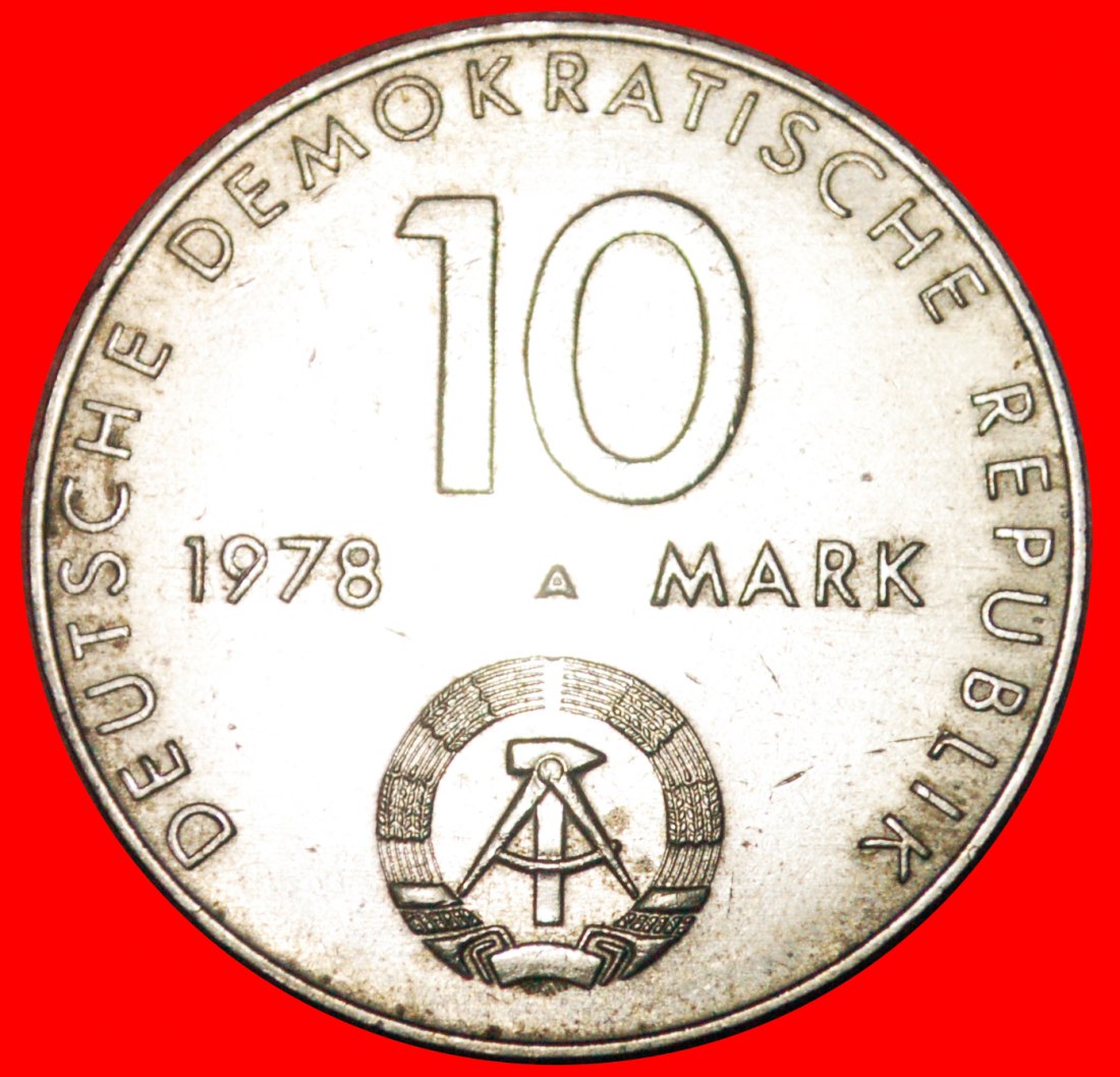  • GEMEINSAMER WELTRAUMFLUG UDSSR-DDR: DEUTSCHLAND ★ 10 MARK 1978! OHNE VORBEHALT!   