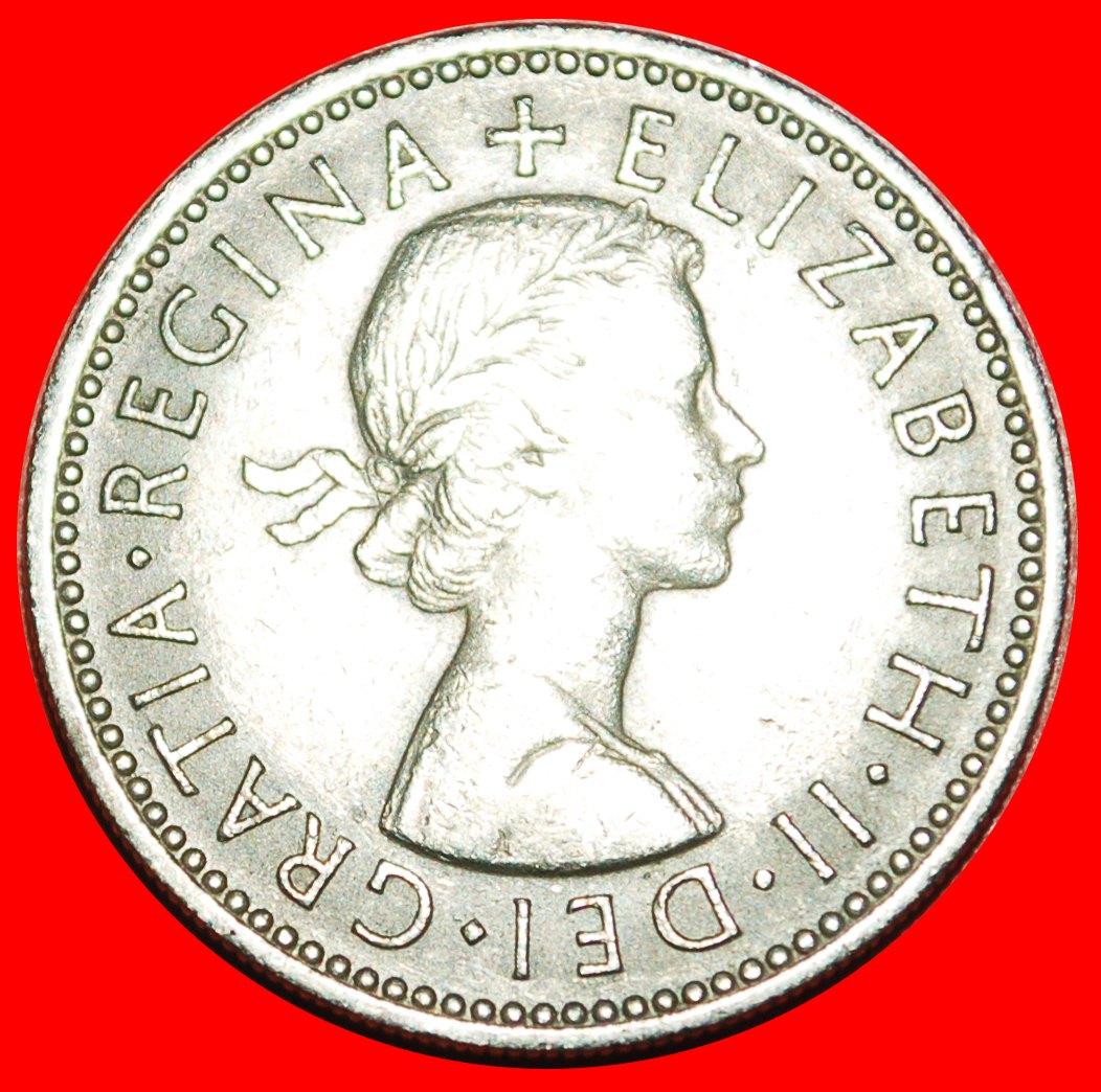  • SCHOTTISCHER LÖWE: GROSSBRITANNIEN ★ 1 SHILLING 1957 UNGEWÖHNLICH! OHNE VORBEHALT!   