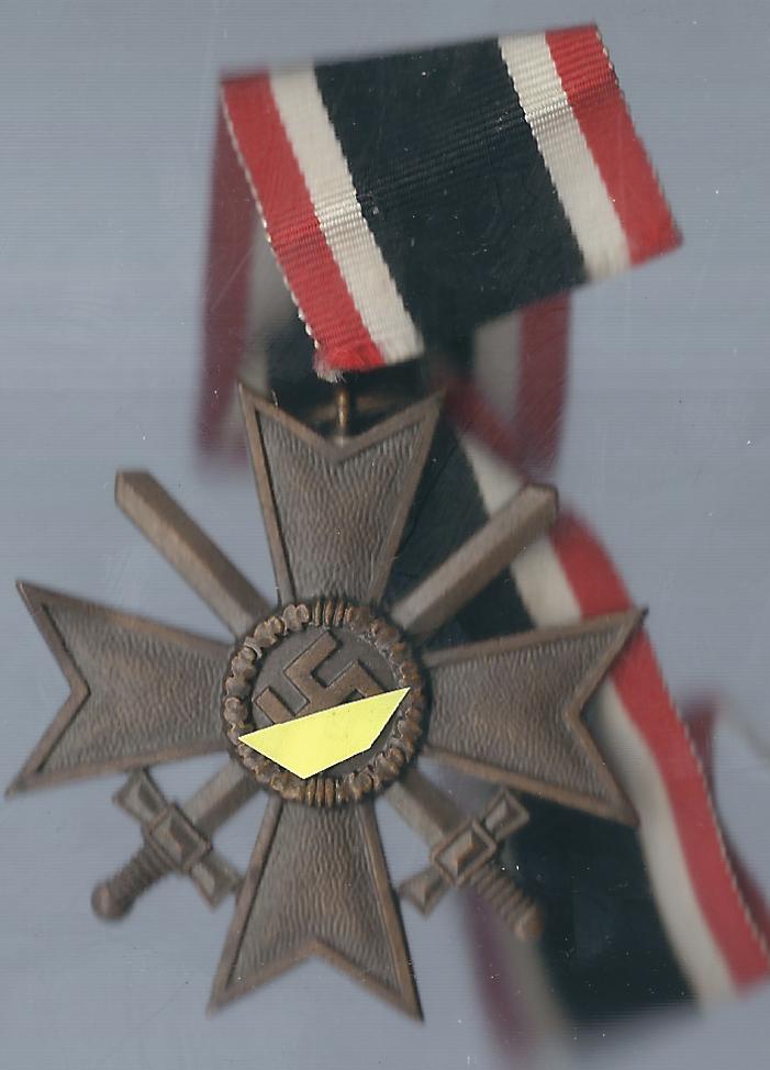  Militaria Orden I WK Verdienstkreuz mit Schwertern Goldankauf Koblenz Frank Maurer F491   