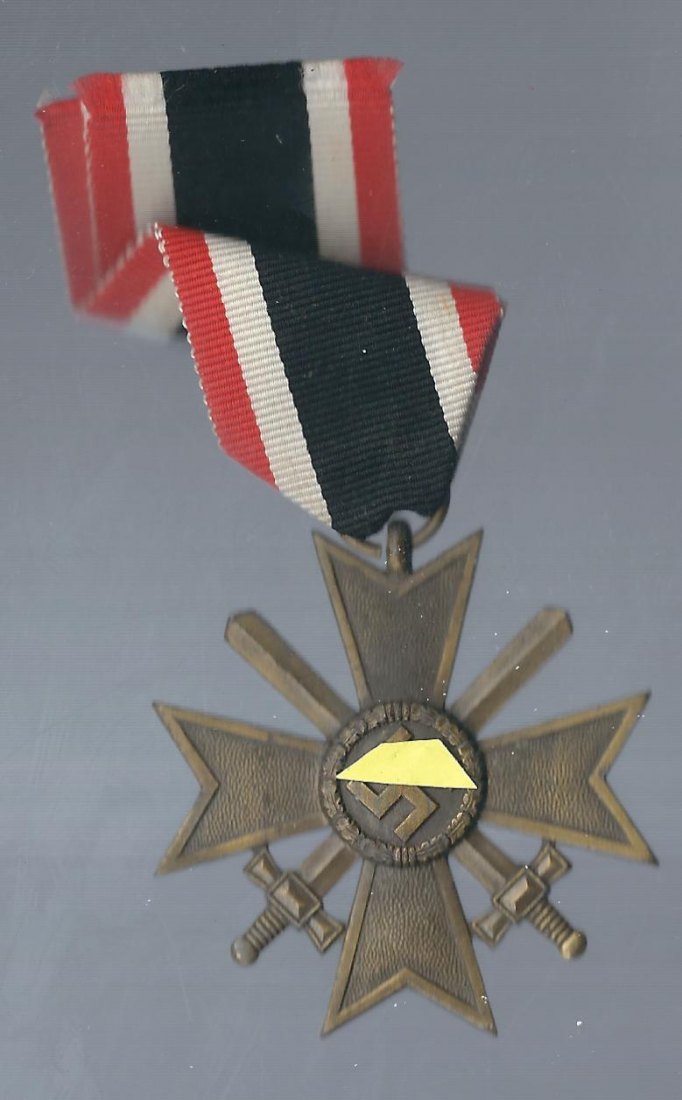  Militaria Orden I WK Verdienstkreuz mit Schwertern Goldankauf Koblenz Frank Maurer F492   