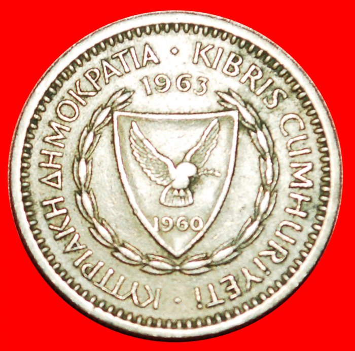  • CEDAR of LEBANON: CYPRUS ★ 25 MILS 1963!  LOW START ★ NO RESERVE!   