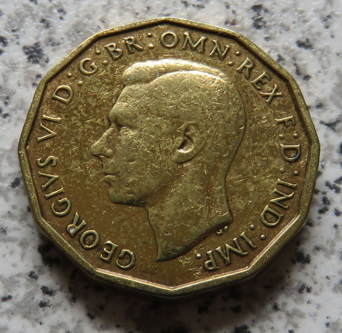  Großbritannien 3 Pence 1939   