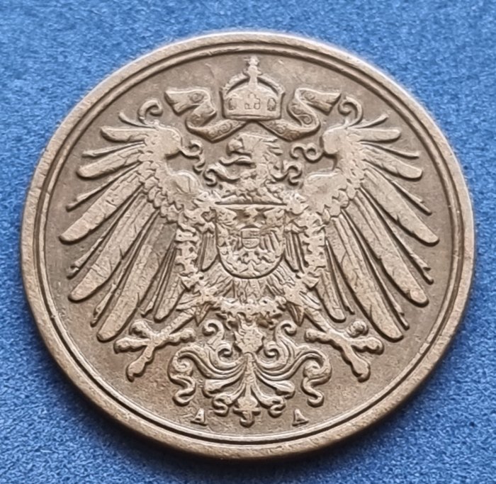  1419(7) 1 Pfennig (Kaiserreich) 1908/A in ss .............................. von Berlin_coins   