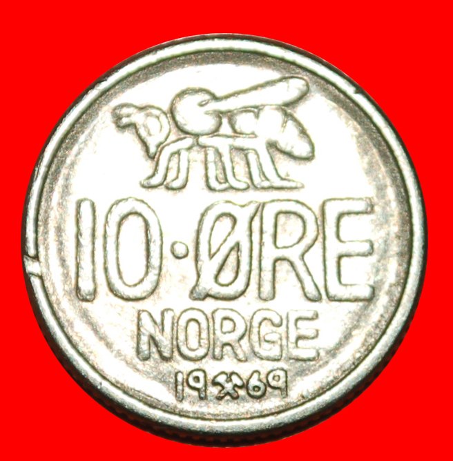  • HONIGBIENE (1959-1973): NORWEGEN ★ 10 OERE 1969! OHNE VORBEHALT!   