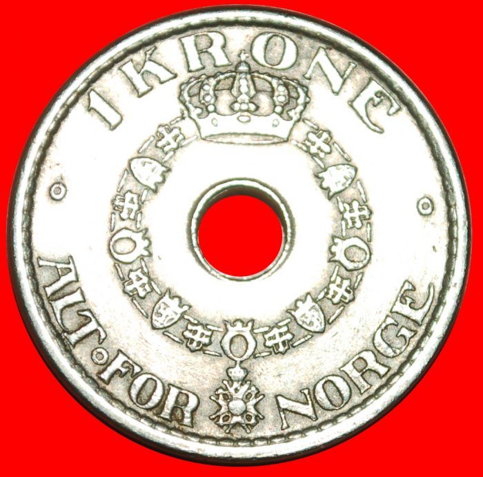  • ORDER OF ST. OLAF (1925-1951): NORWAY★1 CROWN 1949 Haakon VII (1905-1957)! LOW START ★ NO RESERVE!   