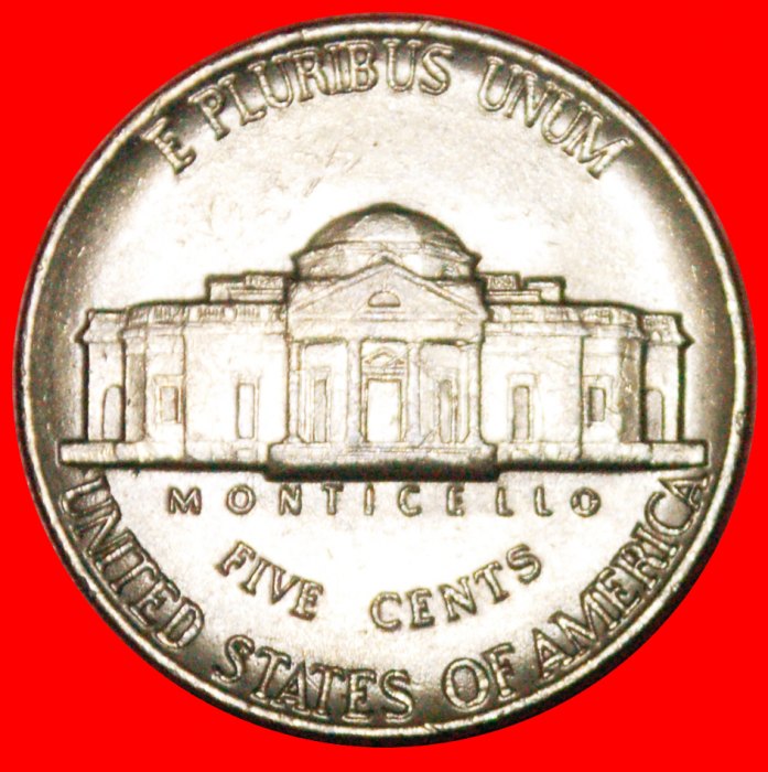  • MONTICELLO (1938-2003): USA ★ 5 CENTS 1982P! Jefferson (1801-1809) OHNE VORBEHALT!   