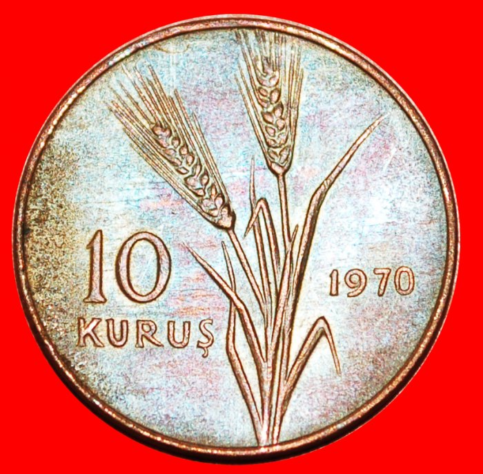  • OAT: TURKEY ★ 10 KURUS 1970! ★ LOW START ★ NO RESERVE!   