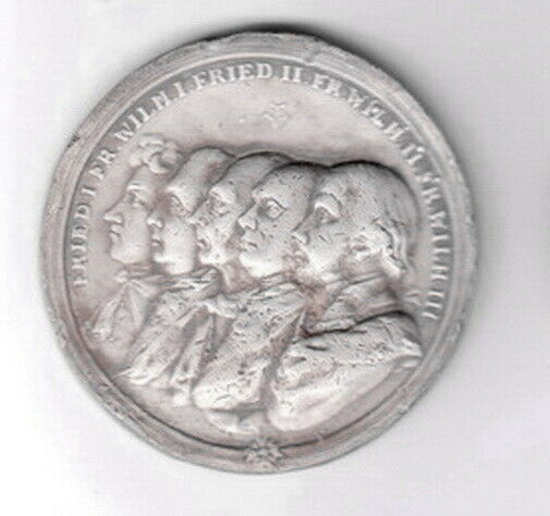  Top Uralte Preussen Medaille 1801 Jahrhundertfeier Preussen Königreich Friedrich   