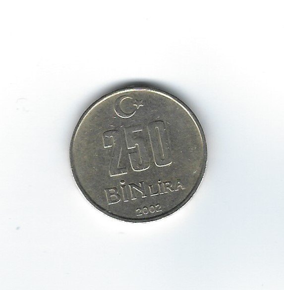  Türkei 250000 Lira 1992   