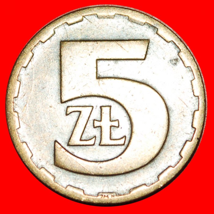  • USSR: POLAND ★ 5 ZLOTY 1977! LOW START ★ NO RESERVE!   