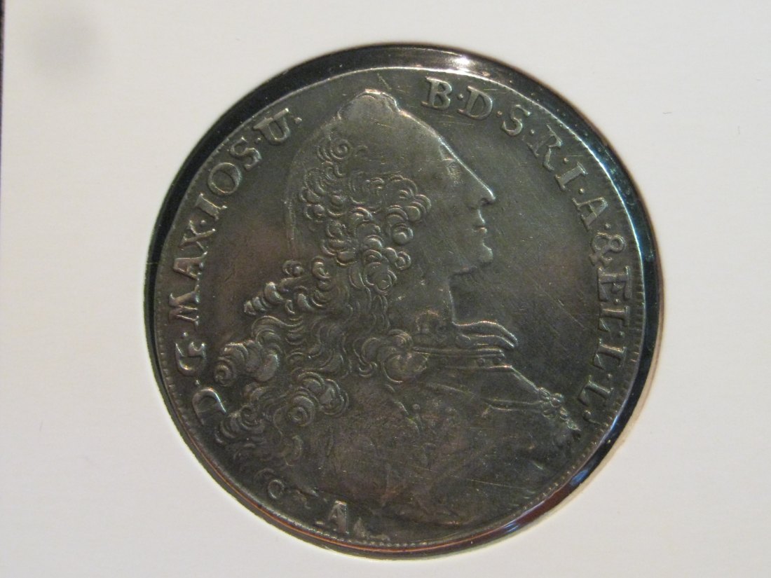 GERMANY 1 THALER 1769A BAVARIA.GRADE-PLEASE SEE PHOTOS.