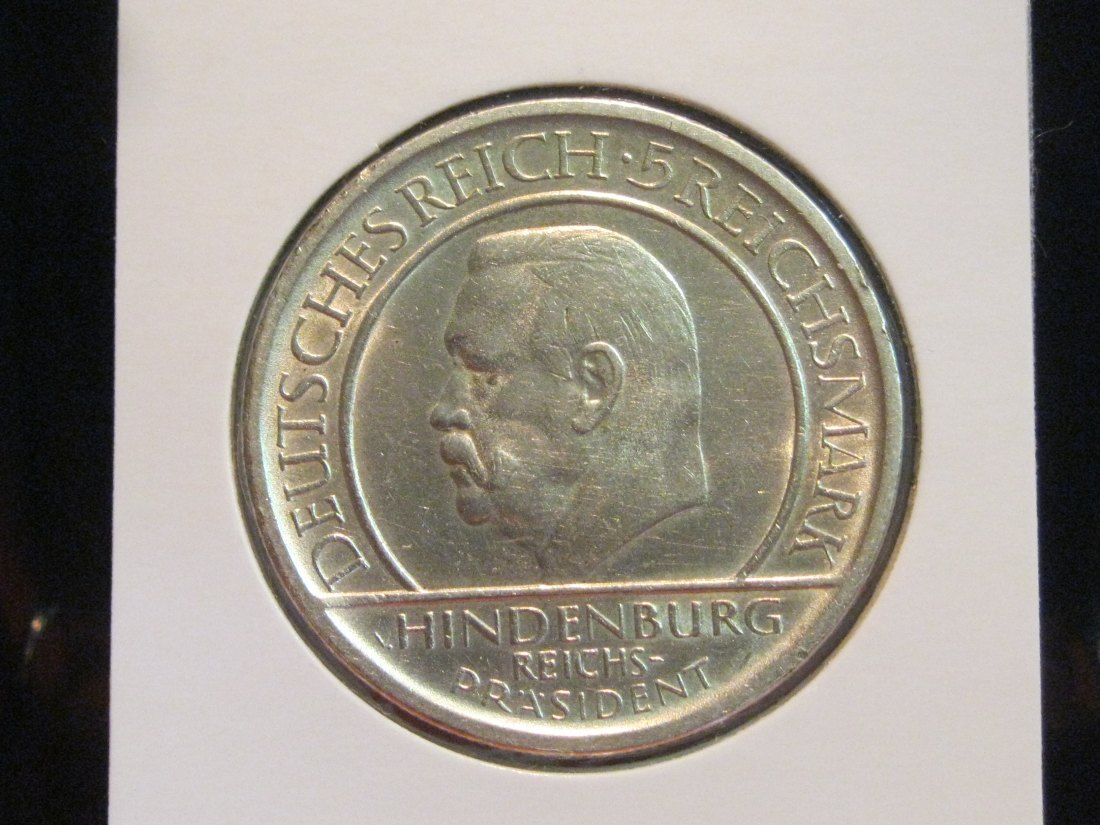 GERMANY 5 MARK 1929A WEIMAR.GRADE-PLEASE SEE PHOTOS.