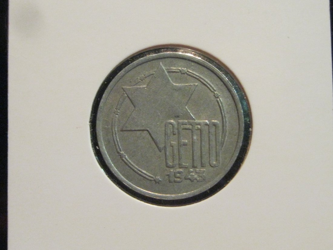 GERMANY 5 MARK 1943 GETTO.GRADE-PLEASE SEE PHOTOS.