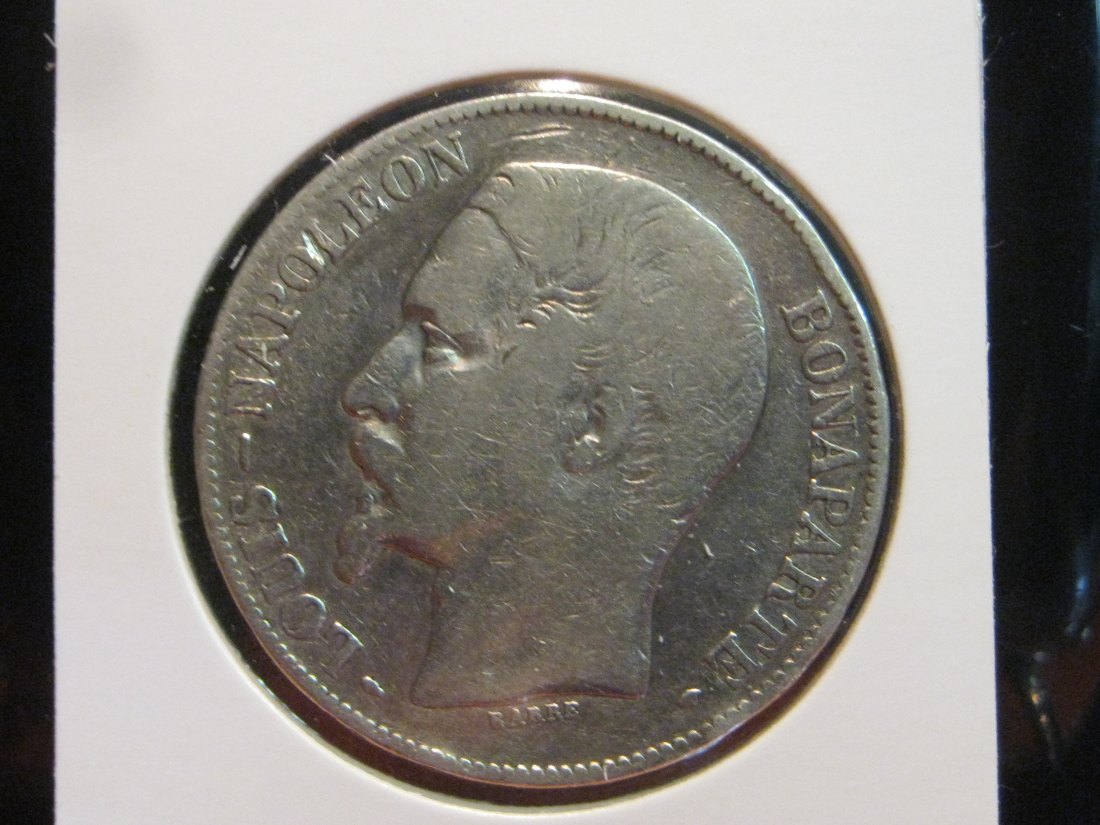 FRANCE 5 FRANCS 1852A.GRADE-PLEASE SEE PHOTOS.