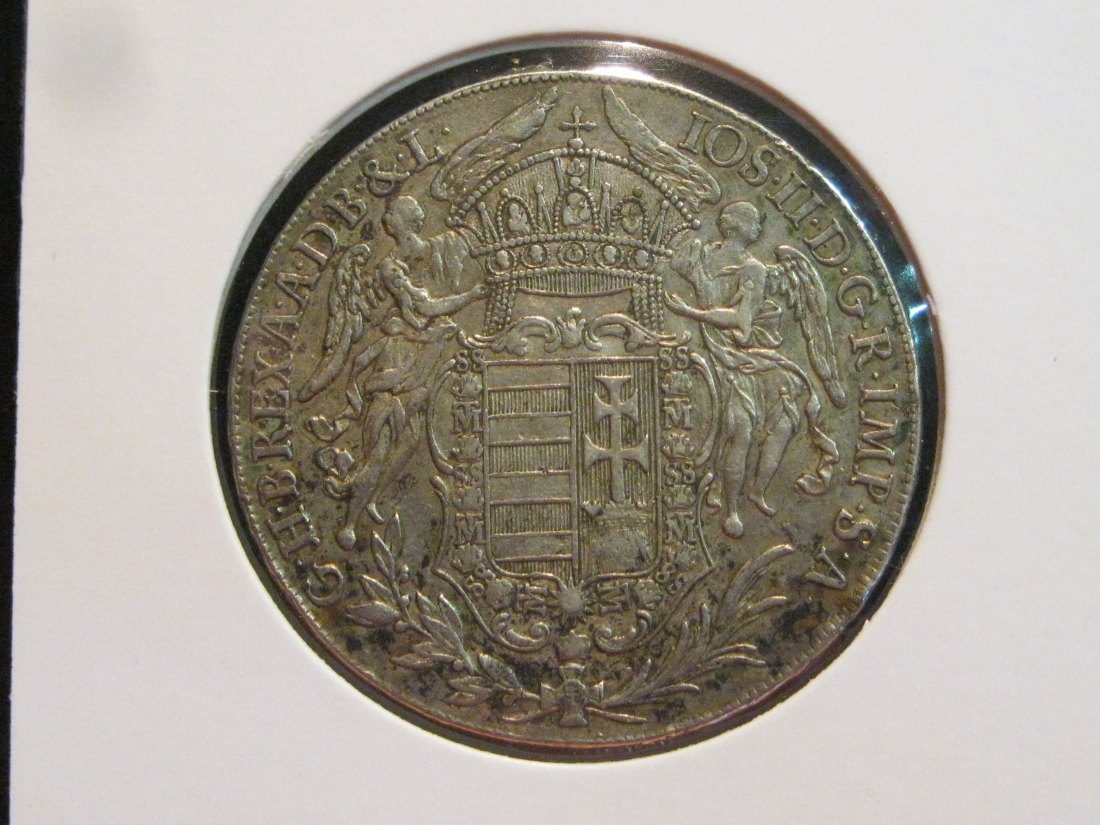 AUSTRIA-HUNGARY 1 THALER 1783B.GRADE-PLEASE SEE PHOTOS AND READ BELOW.