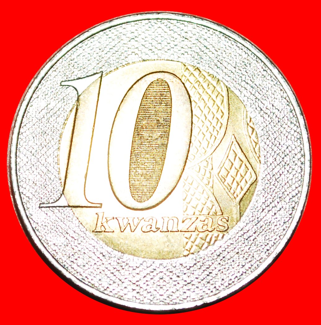 • SOZIALISMUS SONNE: ANGOLA ★ 10 KWANZAS 2012 VZGL STEMPELGLANZ! OHNE VORBEHALT!