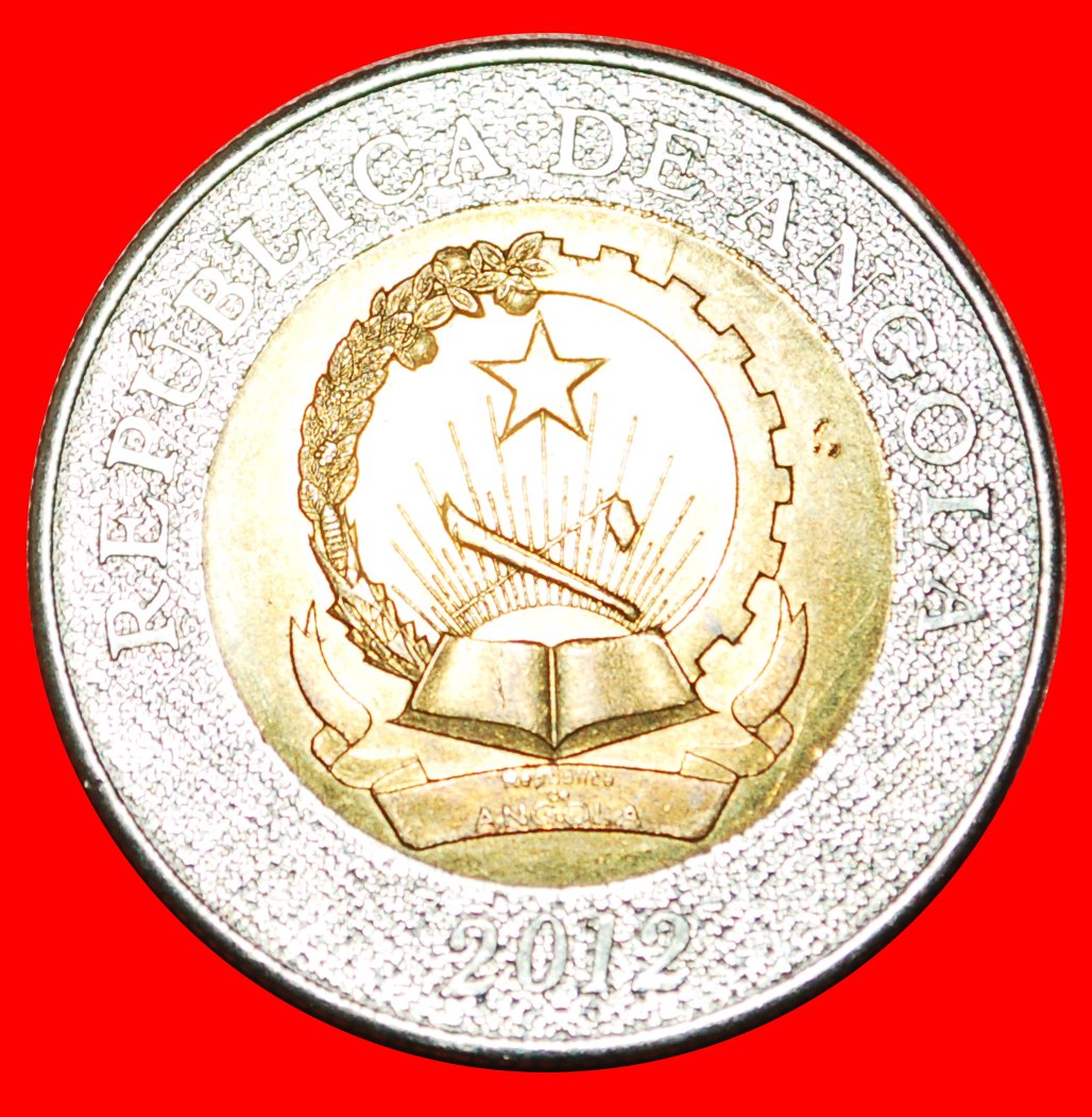  • SOCIALISM SUN: ANGOLA ★ 10 KWANZAS 2012 MINT LUSTER! LOW START ★ NO RESERVE!   