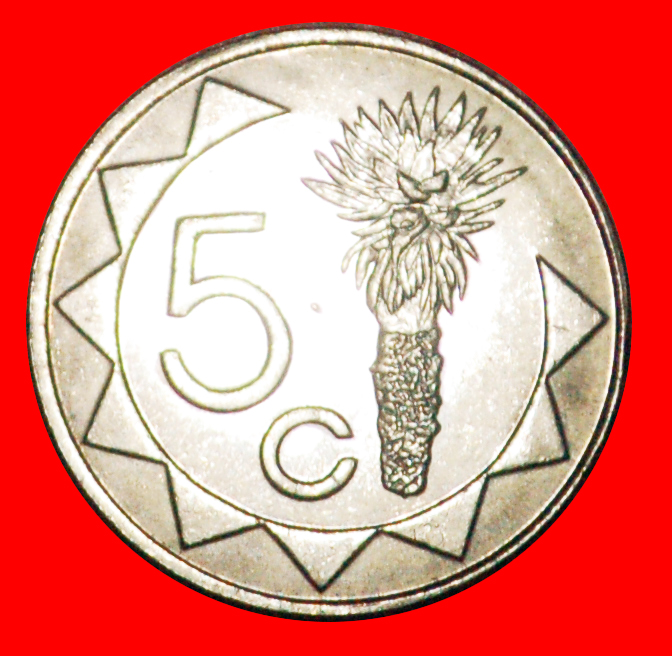  • SOUTH AFRICA (1993-2015): NAMIBIA ★ 5 CENTS 2002  MINT LUSTER! LOW START ★ NO RESERVE!   